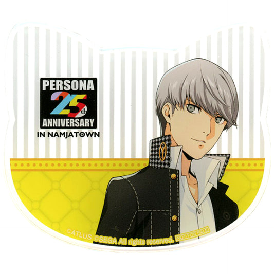 Protagonist Persona 4 Life-size Cat Shaped Acrylic Coaster Bonus Item Persona 25th Anniv in Namjatown Soft Drink Order Bonus [USED]