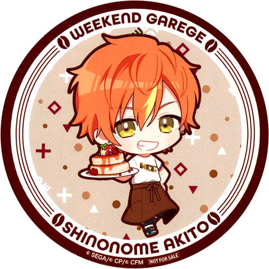 Akito Shinonome Original Coaster Project Sekai Colorful Stage feat. Hatsune Miku WEEKEND GARAGE E-DINER Collabo Food and Drink Order Bonus [USED]