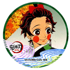 Tanjiro Kamado Sumiko Demon Slayer Entertainment District Arc Coaster x ufotable Cafe x Machi Asobi CAFE 2nd Term Drink Menu Order Bonus [USED]