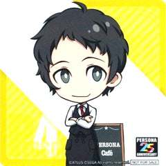 Tohru Adachi Original Coaster Sega Collab Cafe Persona 25th Anniversary First Half Cafe Menu Part 3 Order Bonus [USED]