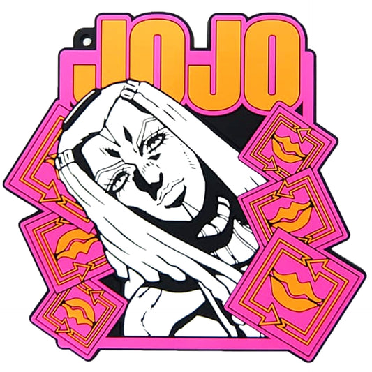 JoJo's Bizarre Adventure Part 6: Stone Ocean Ermes Costello Ichiban Kuji Rubber Coaster Prize G [USED]