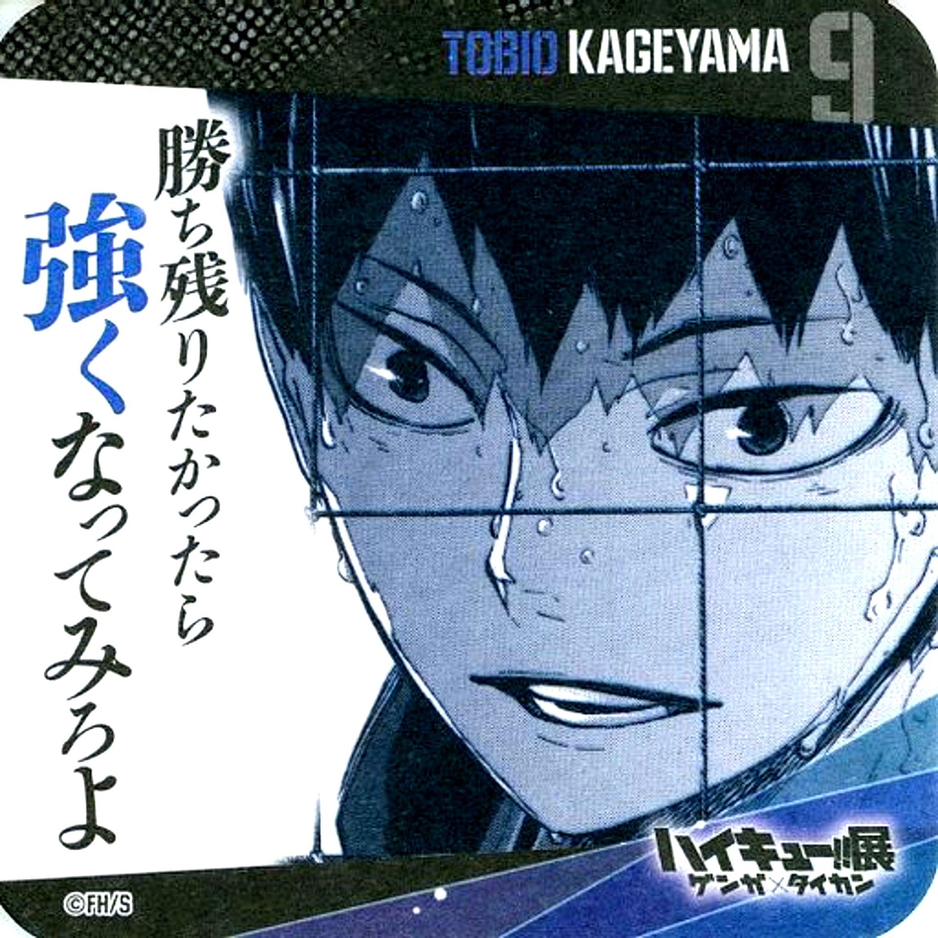 Tobio Kageyama If You Want to Survive Haikyu!! Exhibition Genga x Taikan Youth Encouragement Coaster [USED]