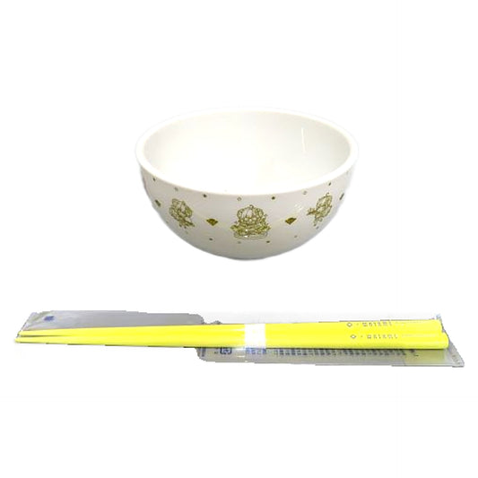 Tsunomaki Watame Vtuber Hololive Donburi & Chopsticks Set Merino Watamerino Collaboration!! Tableware [USED]