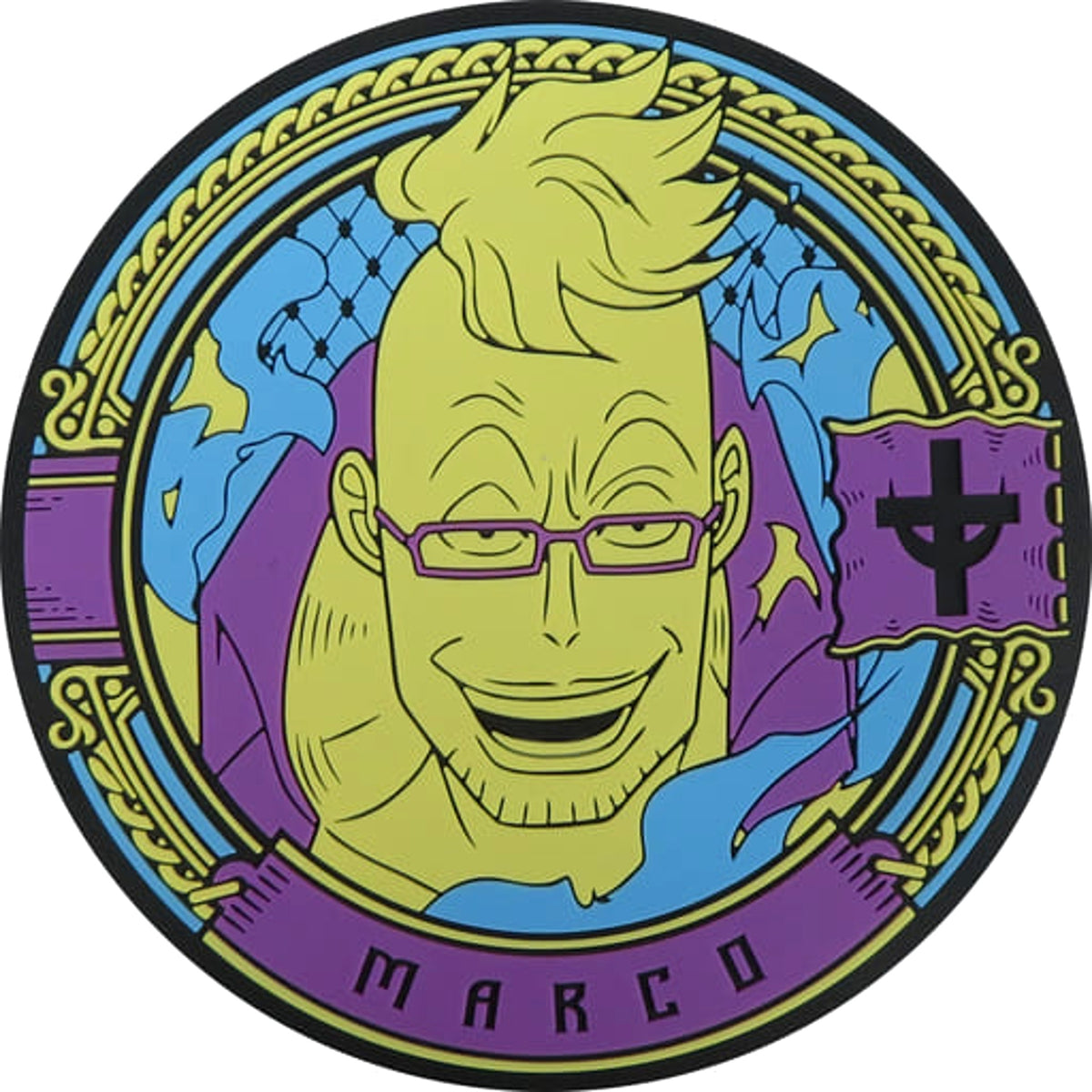 One Piece Marco Ichiban Kuji Wano Country Chapter 3 Rubber Coaster Wano Country All Stars Prize I [USED]