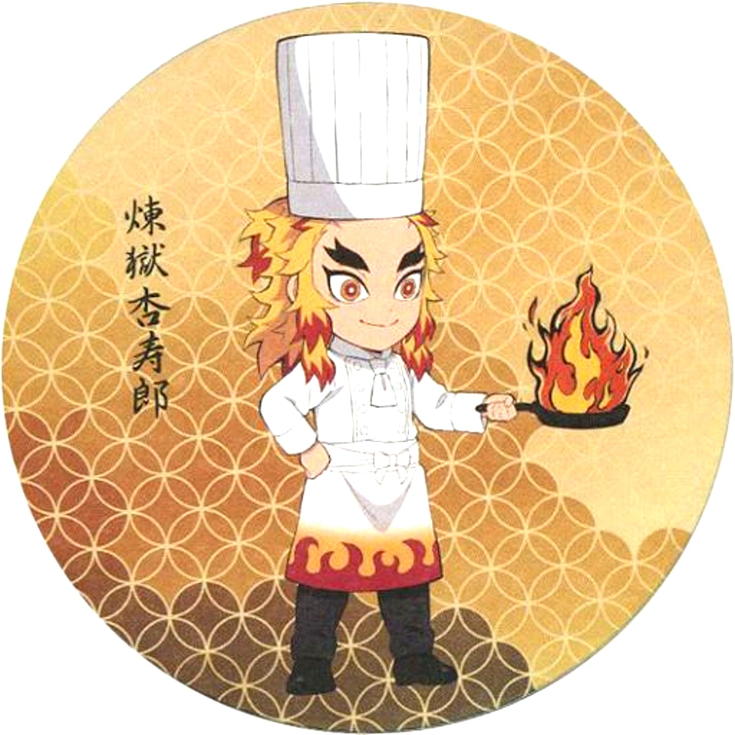 Kyojuro Rengoku Coaster Demon Slayer x Hotel New Otani Collab Drink Bonus [USED]