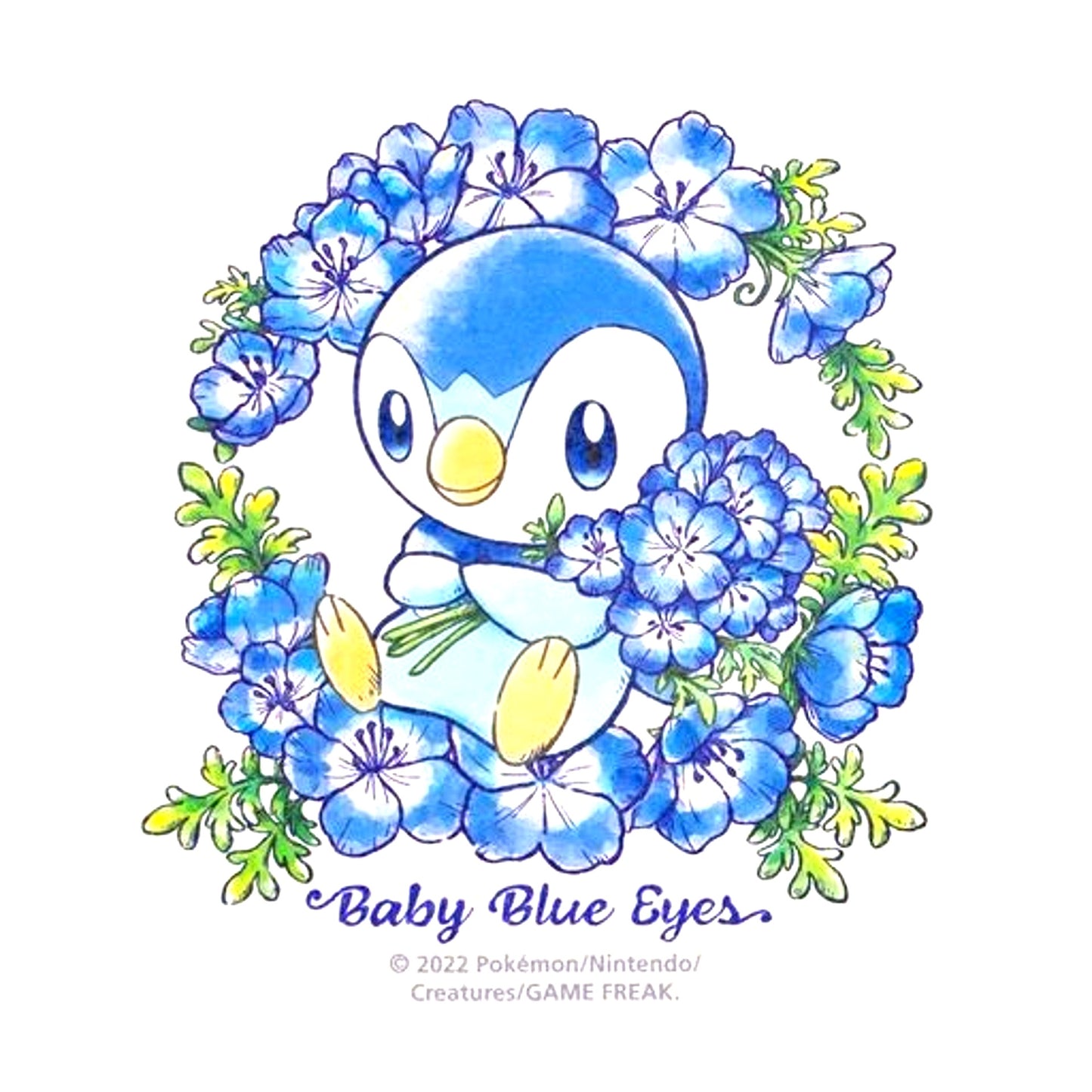 Piplup Dolomite Absorbent Coaster Baby Blue Eyes Pokemon Pokemon Center Limited [USED]
