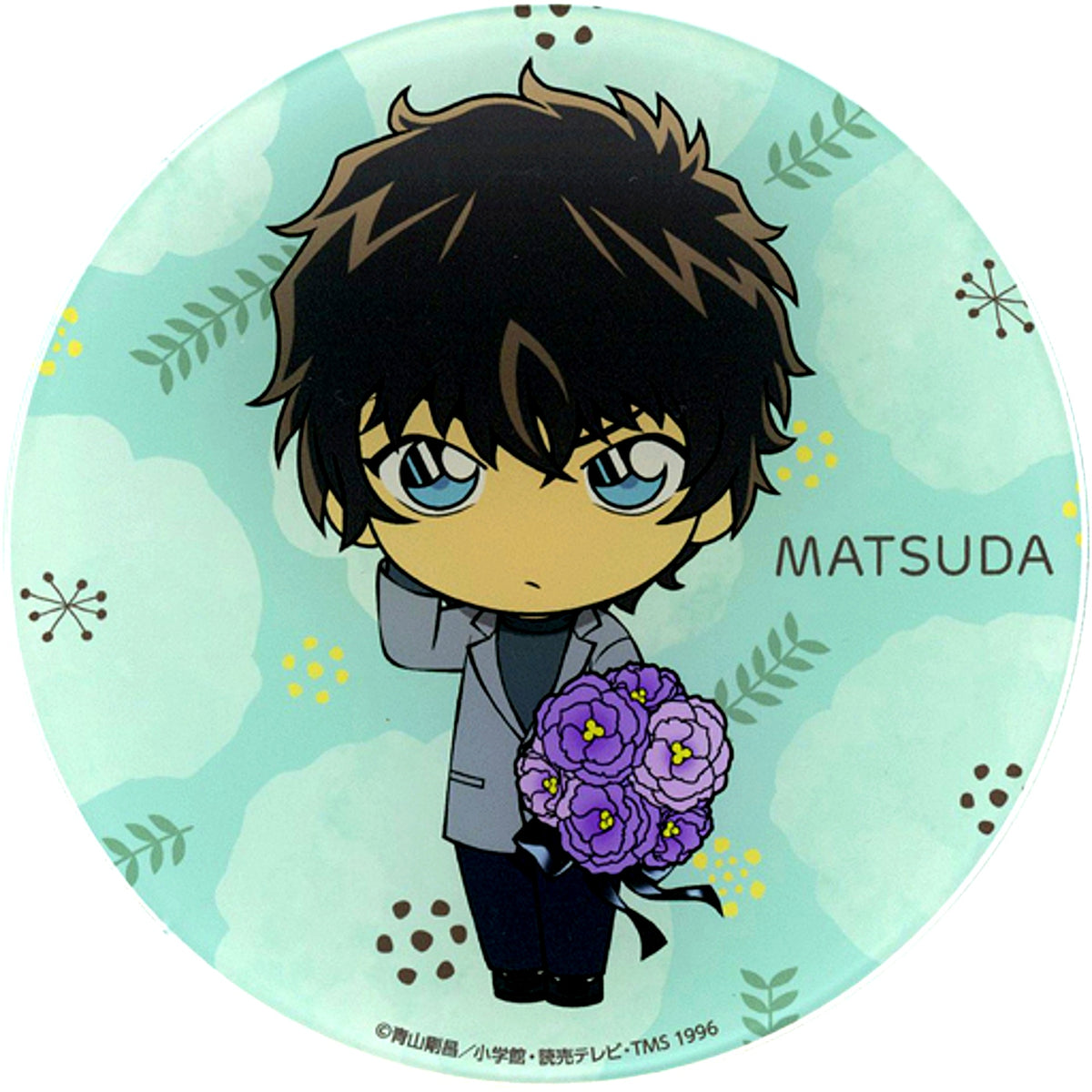 Jinpei Matsuda Mini Character Bouquet Ver. Detective Conan Acrylic Coaster [USED]