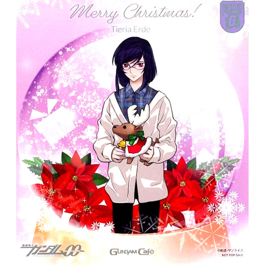 Tieria Erde Mini Shikishi Style Coaster Mobile Suit Gundam 00 GUNDAM Cafe Christmas decoration Eligible Menu Order Bonus [USED]
