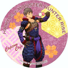 Osamu Miya Coaster CAPCOM CAFE x Haikyu!! x Monster Hunter Rise Drink Bonus [USED]