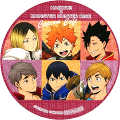 Group Coaster CAPCOM CAFE x Haikyu!! x Monster Hunter Rise Drink Bonus [USED]