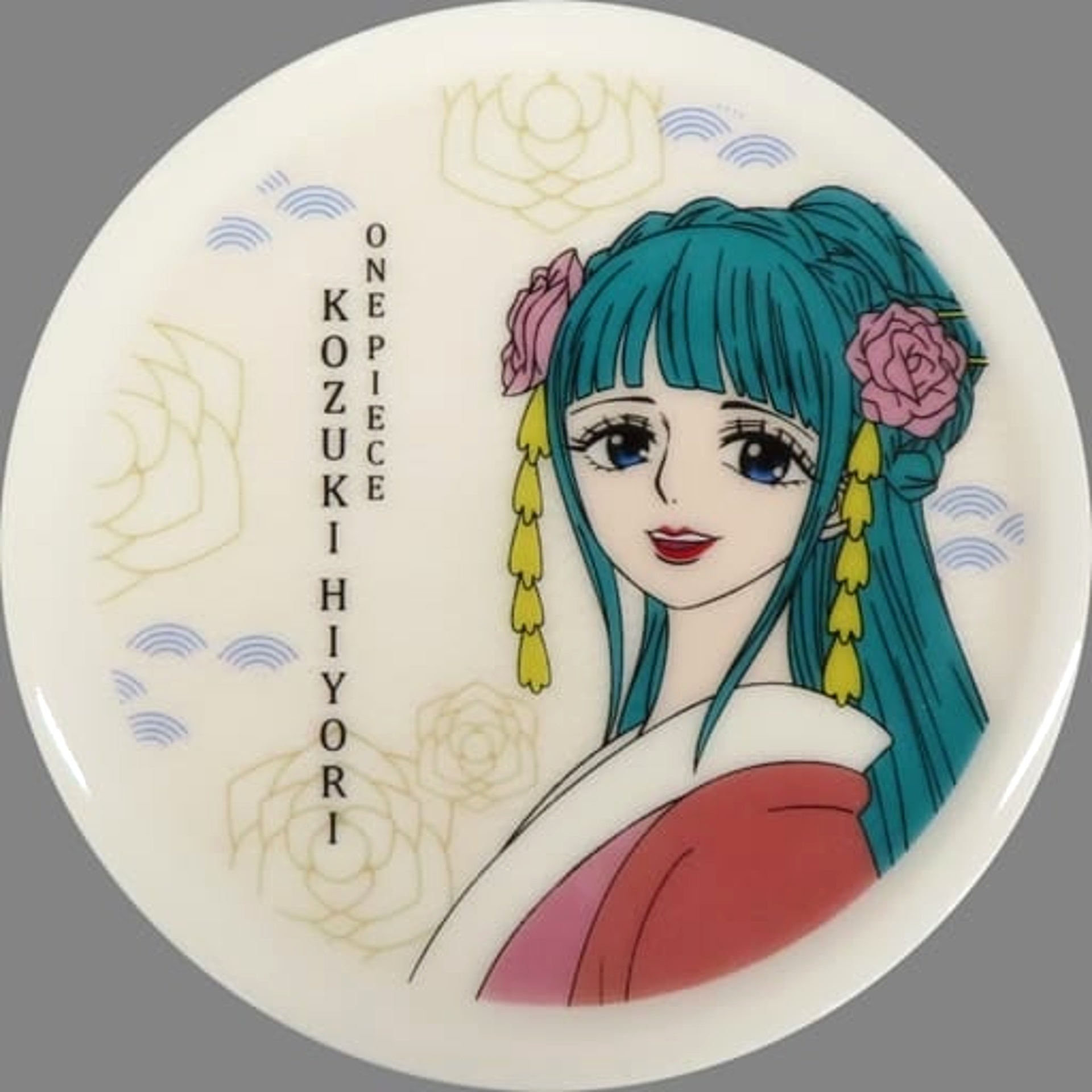 One Piece Hiyori Kozuki Ichiban Kuji EX Girl's Collection: Supreme Radiance Ceramic Coaster Prize G [USED]