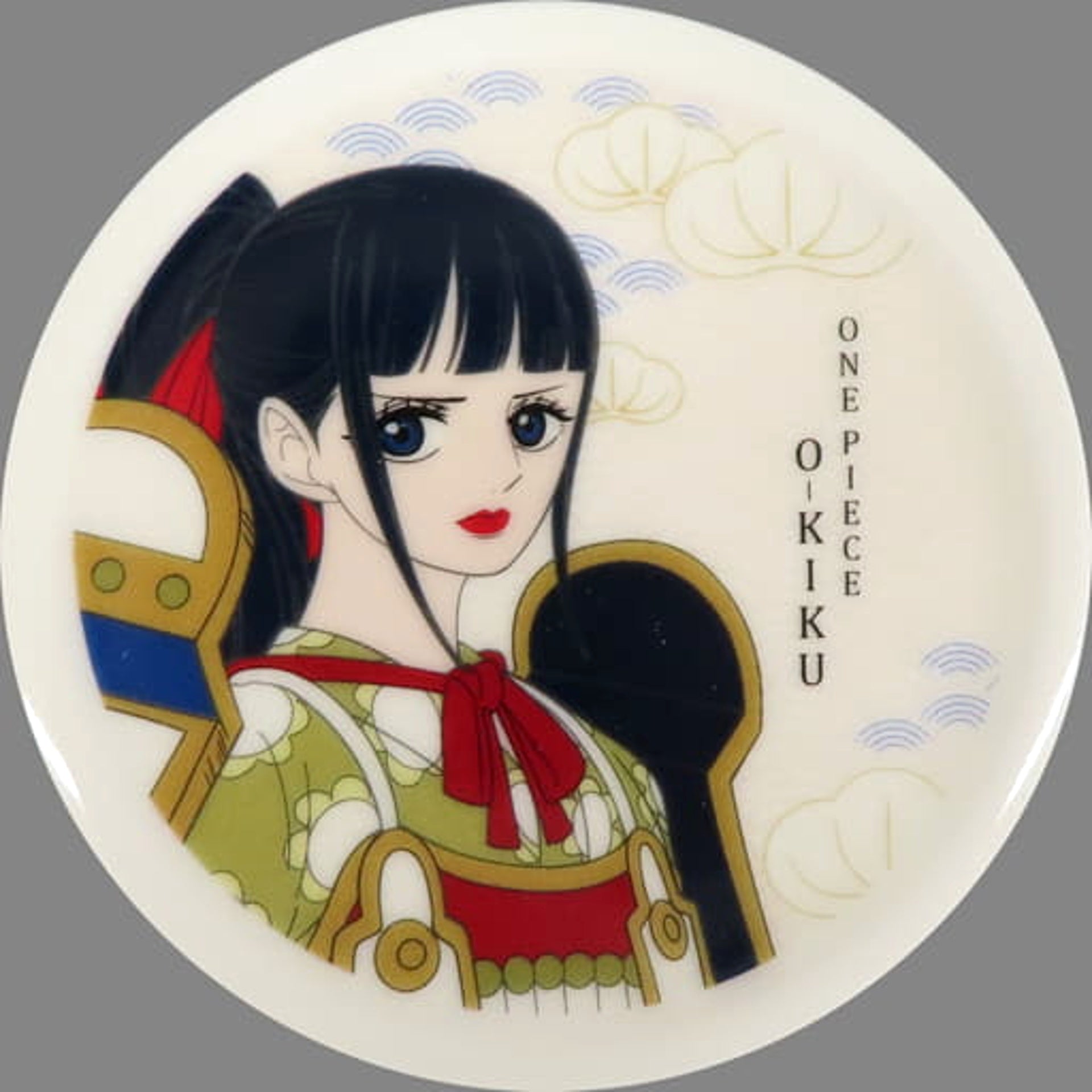 One Piece Okiku Ichiban Kuji EX Girl's Collection: Supreme Radiance Ceramic Coaster Prize G [USED]