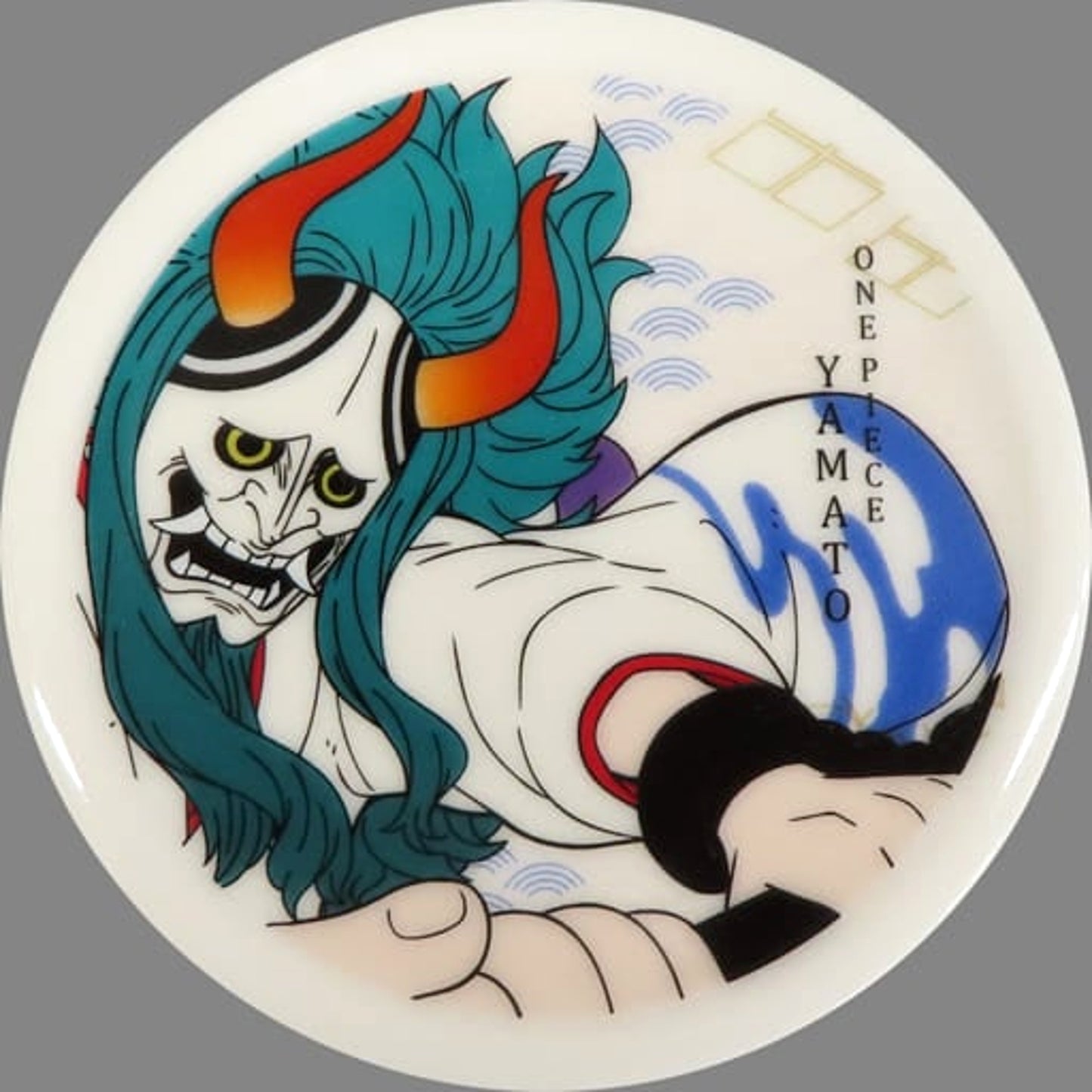 One Piece Yamato Mask Ichiban Kuji EX Girl's Collection: Supreme Radiance Ceramic Coaster Prize G [USED]