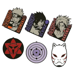 Naruto: Shippuden Naruto Uzumaki & Others All 6 Types Set Ichiban Kuji Tsumugareru Hi no Ishi Rubber Coaster Prize E [USED]