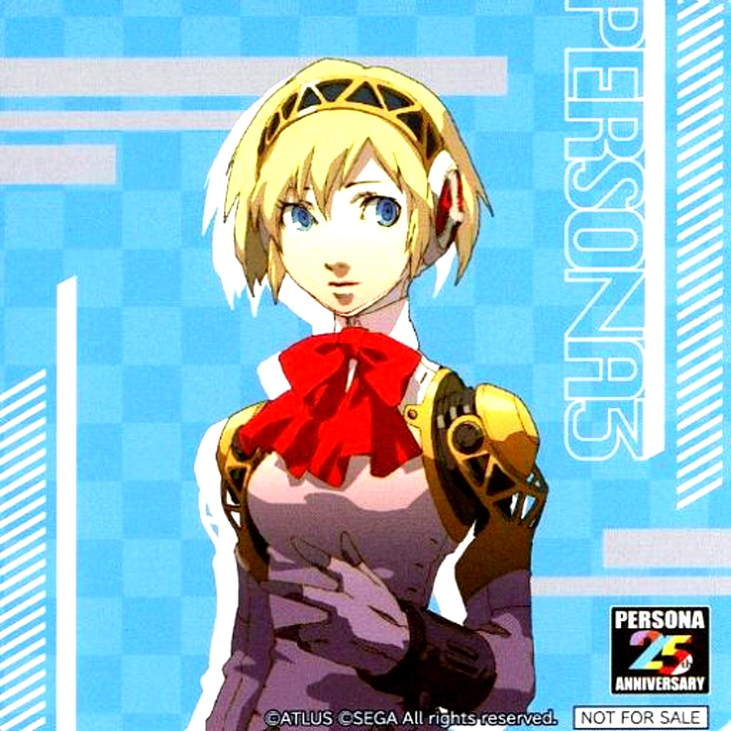 Aigis Coaster Sega no Taiyaki x Persona 25th Anniversary Menu Order Bonus Part 5 [USED]
