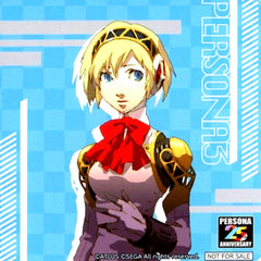 Aigis Coaster Sega no Taiyaki x Persona 25th Anniversary Menu Order Bonus Part 5 [USED]