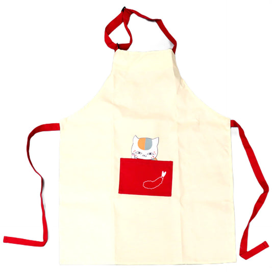 Nyanko-sensei Natsume's Book of Friends Hyokkori Apron T Fans Limited Tableware [USED]