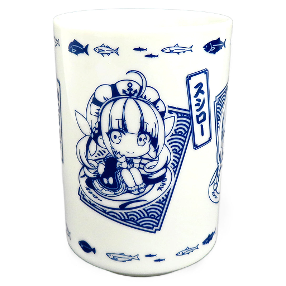 Minato Aqua Vtuber Hololive Teacup EC Site Limited Sushiroze with Minato Aqua! Campaign Cup [USED]