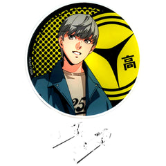 Protagonist Persona 4 Persona 25th Anniversary Collaboration Cafe powered by Animax Cafe+ Trading Acrylic Coaster Stand [USED]