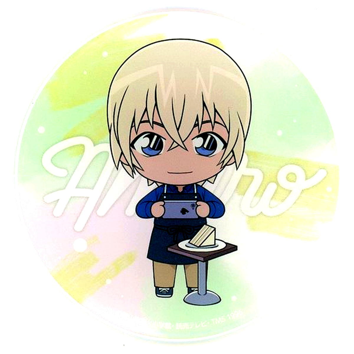 Toru Amuro SD Camera Ver. Detective Conan Acrylic Coaster [USED]