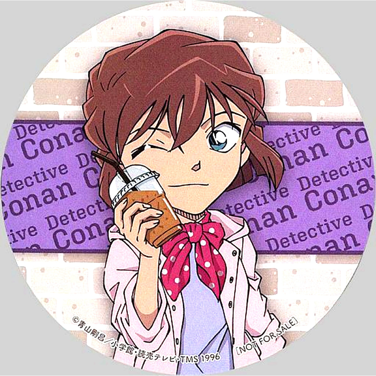 Ai Haibara Full Body Detective Conan Coaster Detective Conan Cafe in Detective Conan Land Reservation Menu Order Bonus [USED]
