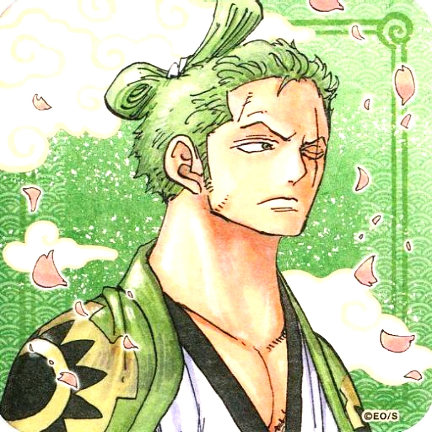 Roronoa Zoro ONE PIECE Jump Festa 2022 Art Coaster 3rd Goods [USED]