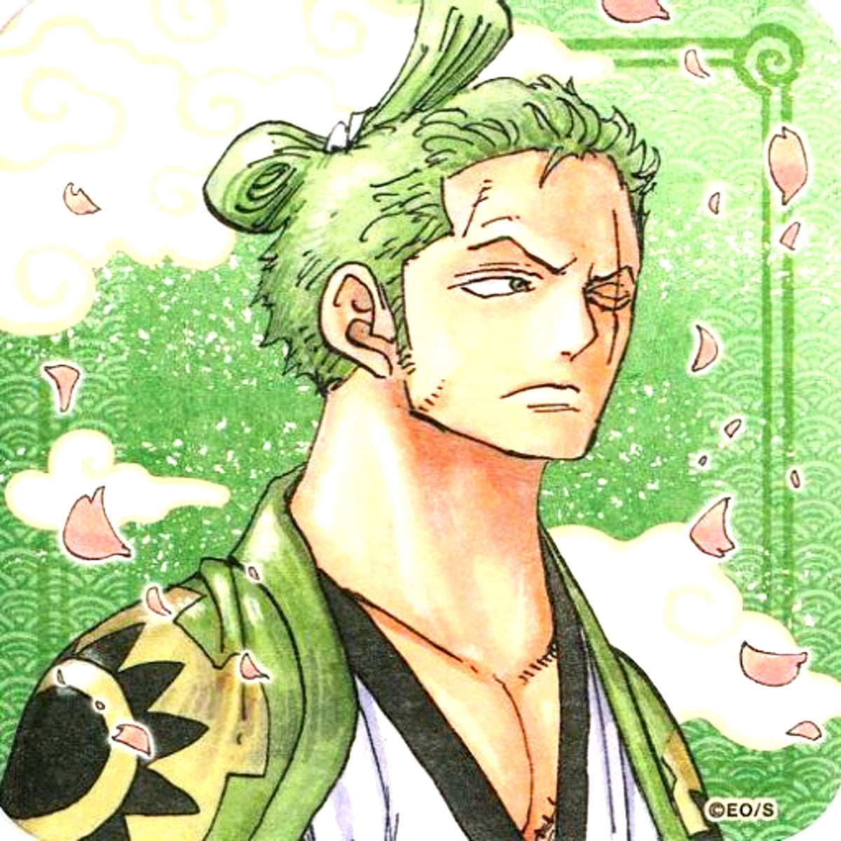 Roronoa Zoro ONE PIECE Jump Festa 2022 Art Coaster 3rd Goods [USED]