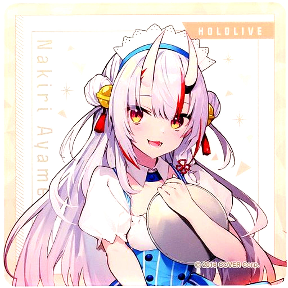 Nakiri Ayame Virtual YouTuber Hololive x Lawson Campaign Acrylic Coaster [USED]