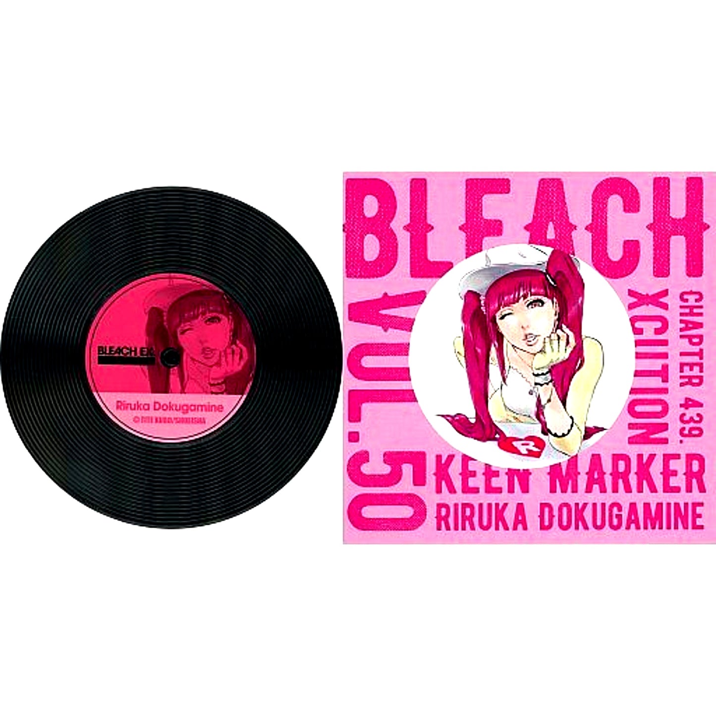 Riruka Dokugamine Bleach 20th Anniversary Art Exhibition Bleach EX. Original Record Coaster Collection [USED]