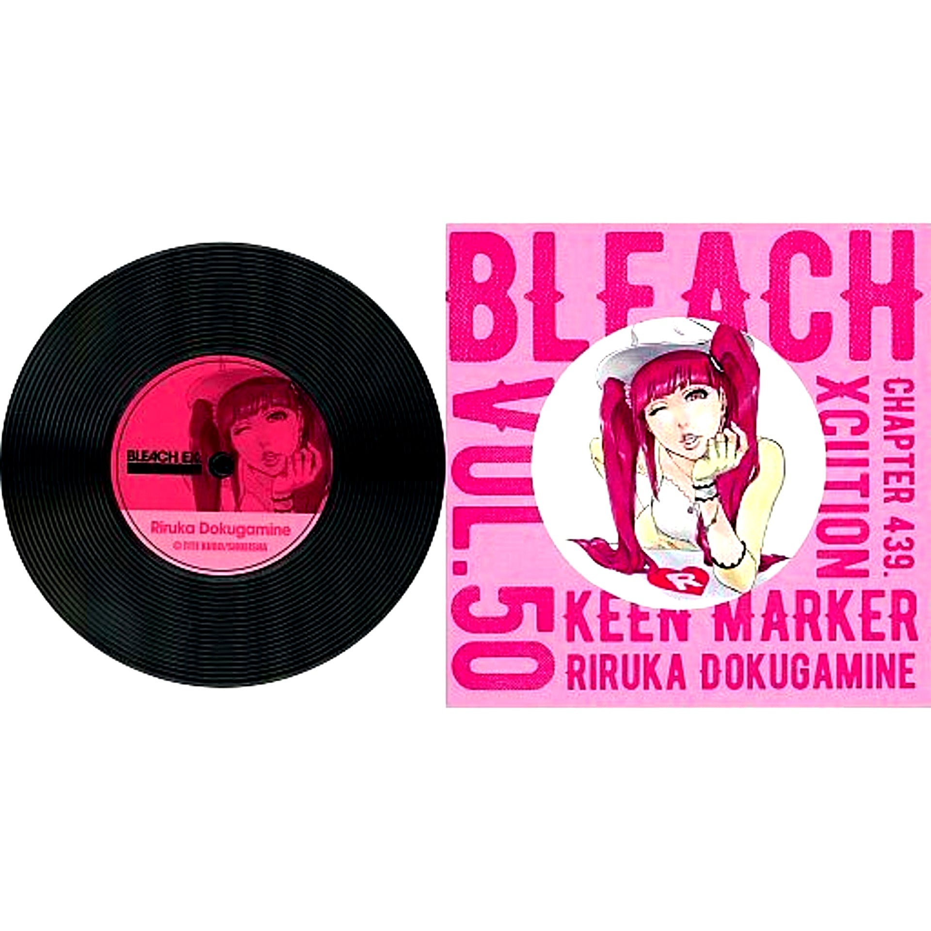 Riruka Dokugamine Bleach 20th Anniversary Art Exhibition Bleach EX. Original Record Coaster Collection [USED]