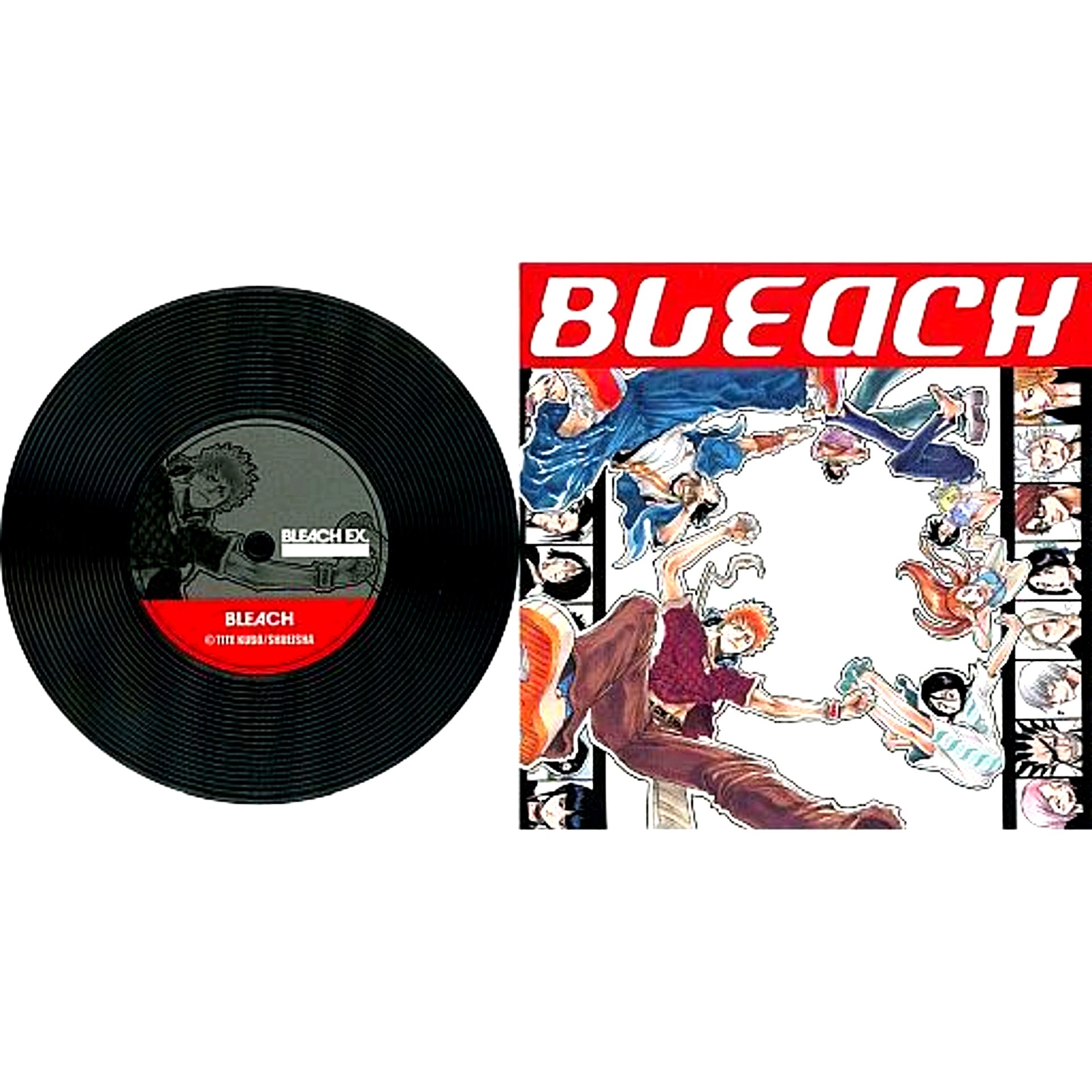 Group Circle Jump BLEACH 20th Anniversary Original Art Exhibition BLEACH EX. Original Record Coaster Collection [USED]