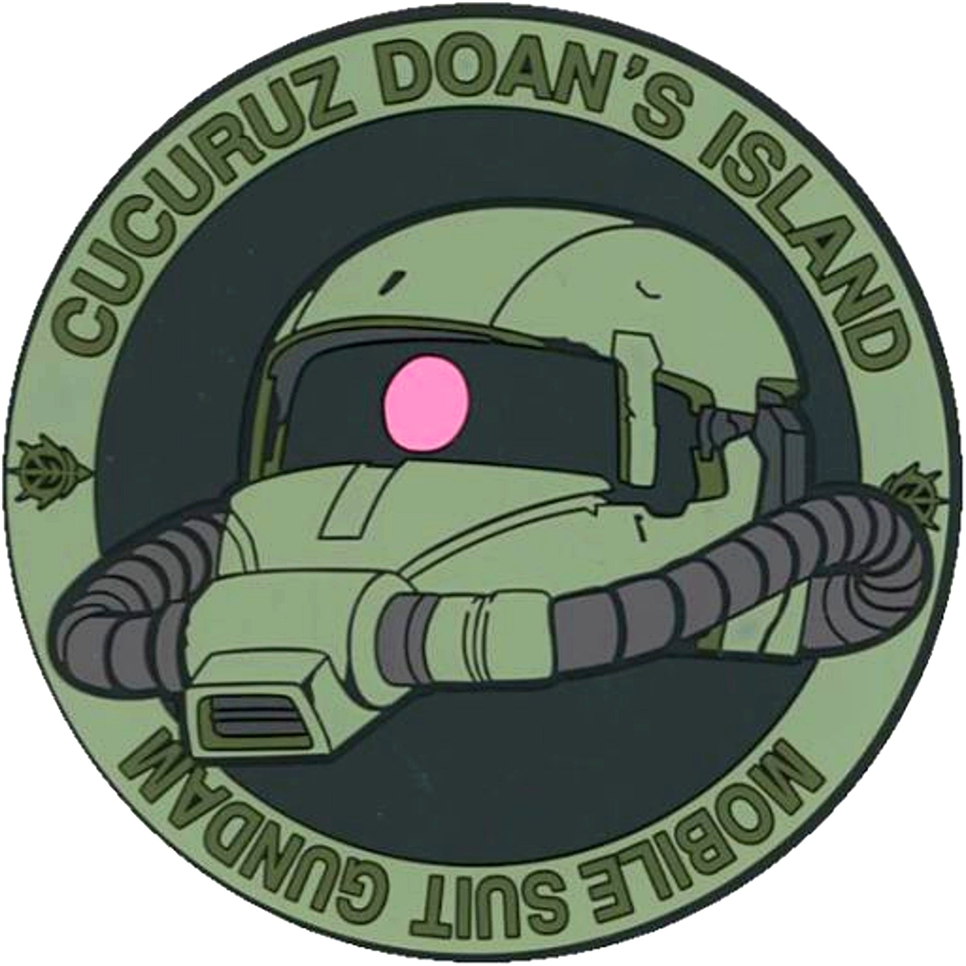 Zaku Rubber Coaster Mobile Suit Gundam Cucuruz Doan's Island Theater Goods [USED]