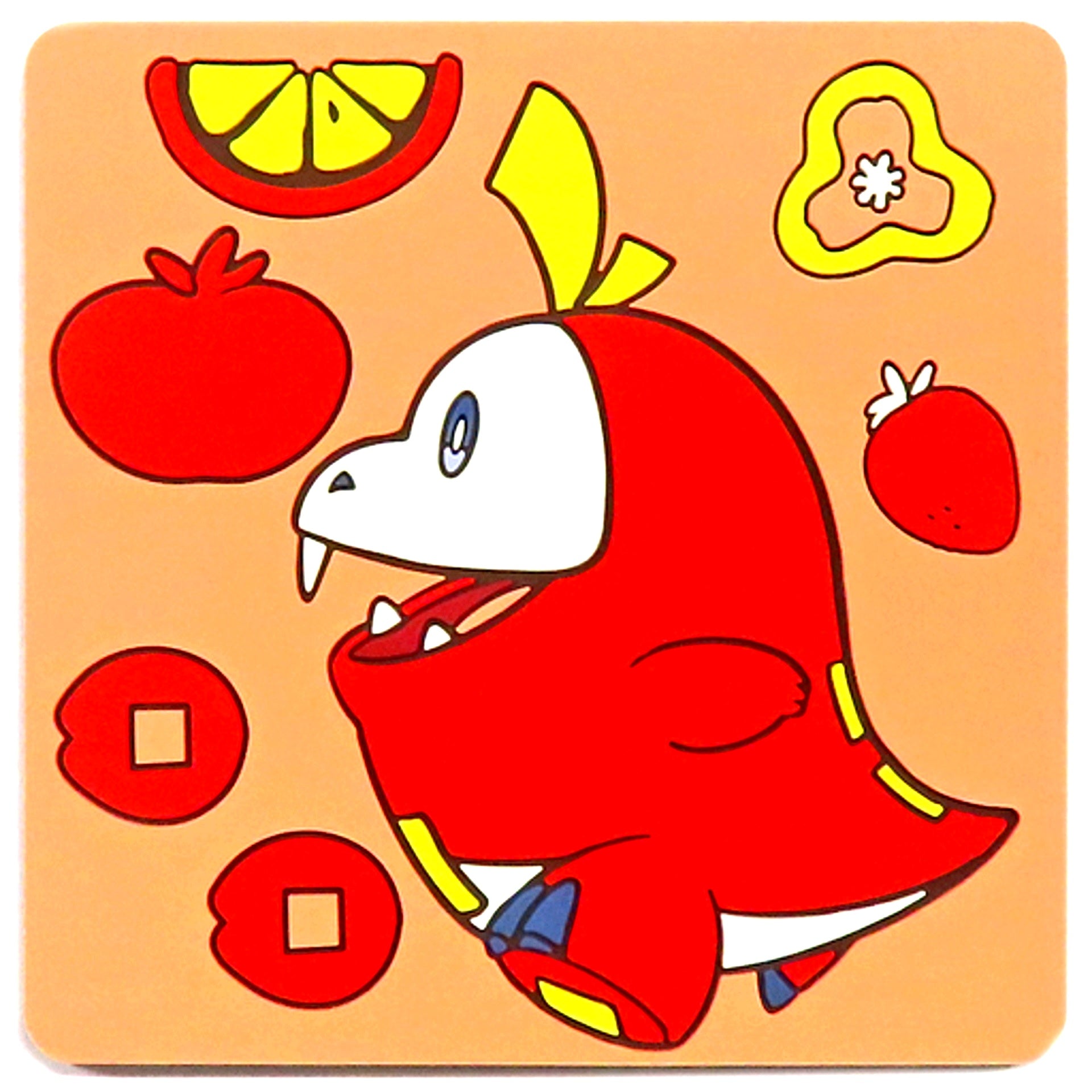 Fuecoco Rubber Coaster Pokemon Scarlet and Violet Pokemon Center Limited [USED]