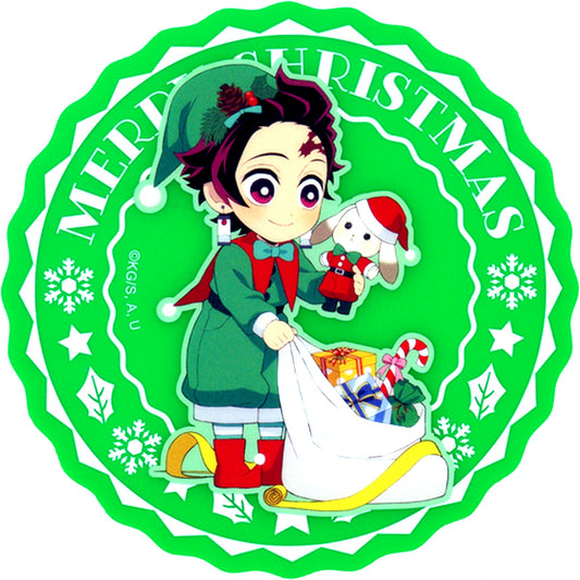 Tanjiro Kamado Random Acrylic Coaster A Demon Slayer ufotable Cafe Machi Asobi CAFE Christmas Event 2022 [USED]