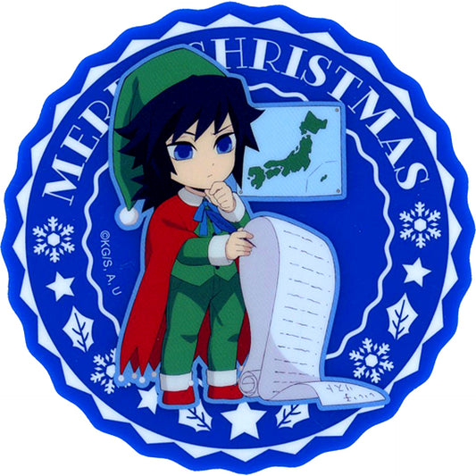 Giyu Tomioka Random Acrylic Coaster A Demon Slayer ufotable Cafe Machi Asobi CAFE Christmas Event 2022 [USED]