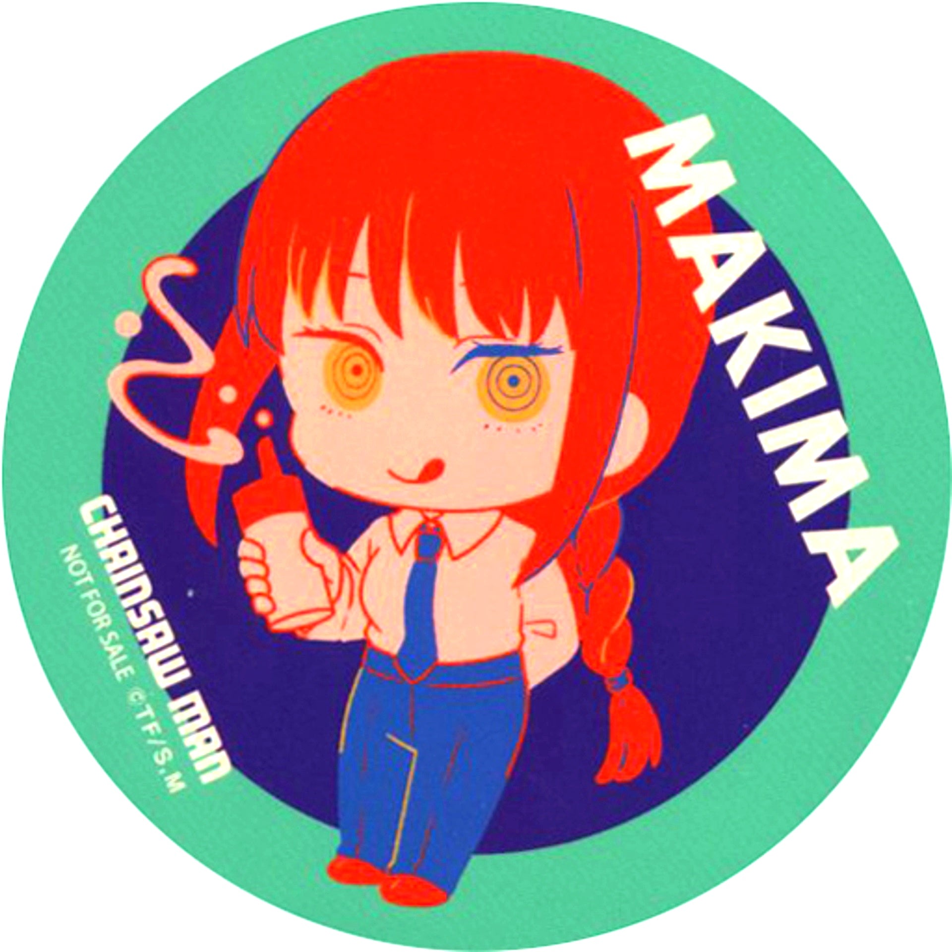 Makima Coaster Chainsaw Man x Bakudanyaki Honpo Vol. 1 Collabo Menu Bonus [USED]