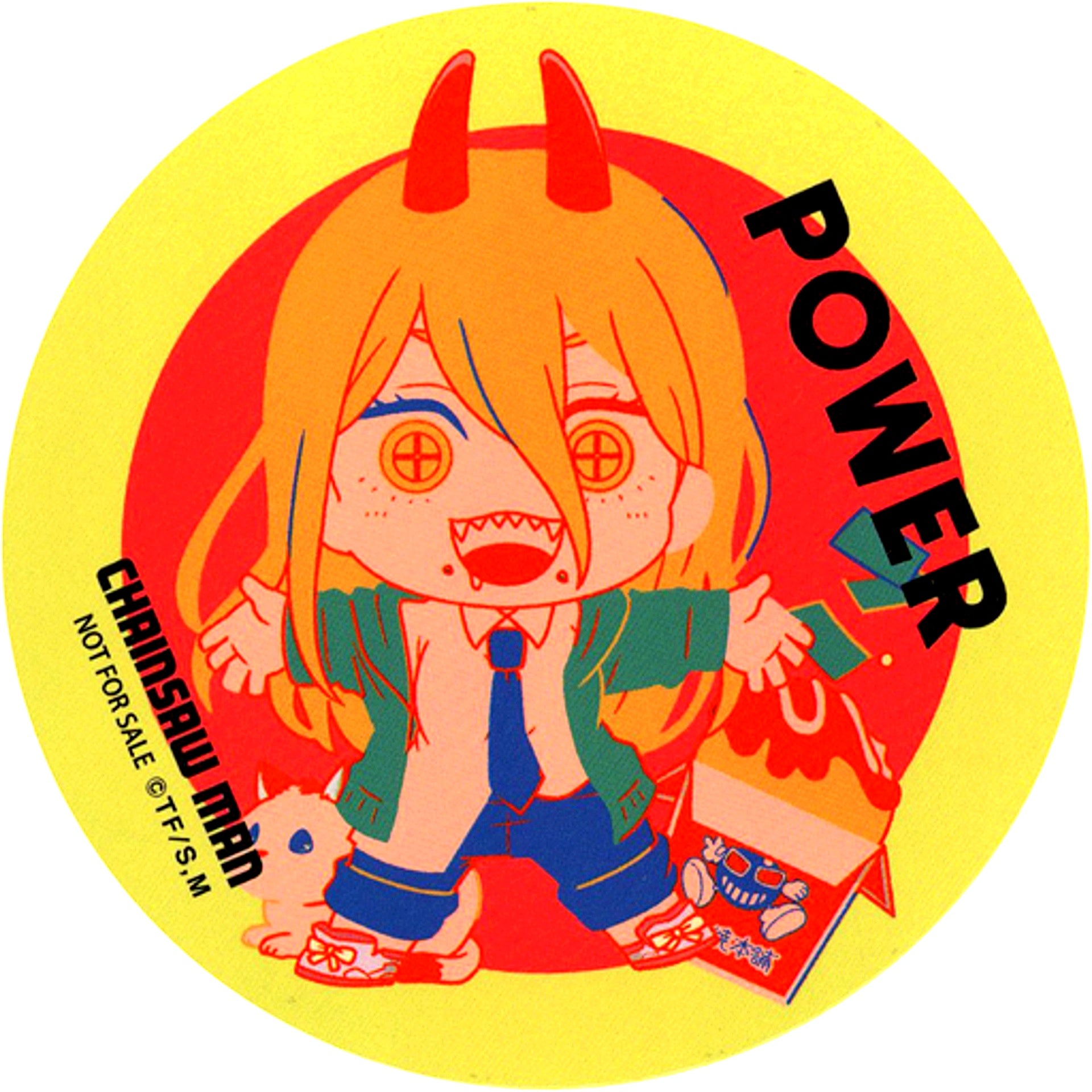 Power Coaster Chainsaw Man x Bakudanyaki Honpo Vol. 1 Collabo Menu Bonus [USED]