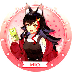 Ookami Mio Normal Proportions Virtual YouTuber Hololive Coaster Tobu Zoo Collab Menu Order Bonus [USED]