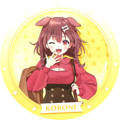 Inugami Korone Normal Proportions Coaster Virtual YouTuber Hololive x Tobu Zoo Collab Menu Order Bonus [USED]