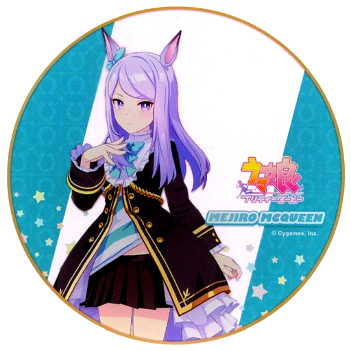 Mejiro McQueen Acrylic Coaster Umamusume Pretty Derby x Gratte animatecafe Menu Order Paid Bonus Group A [USED]