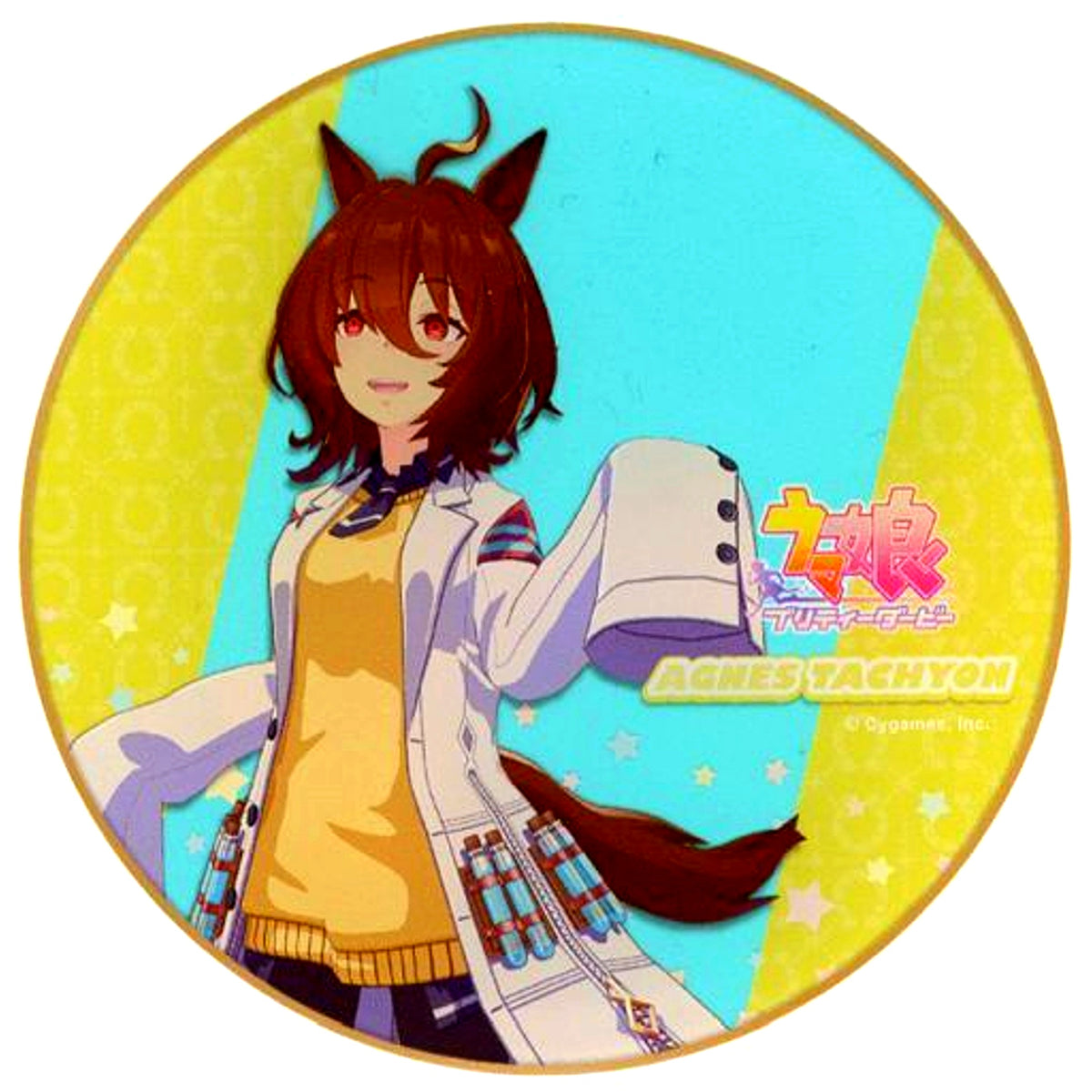 Agnes Tachyon Acrylic Coaster Umamusume Pretty Derby x Gratte animatecafe Menu Order Paid Bonus Group A [USED]