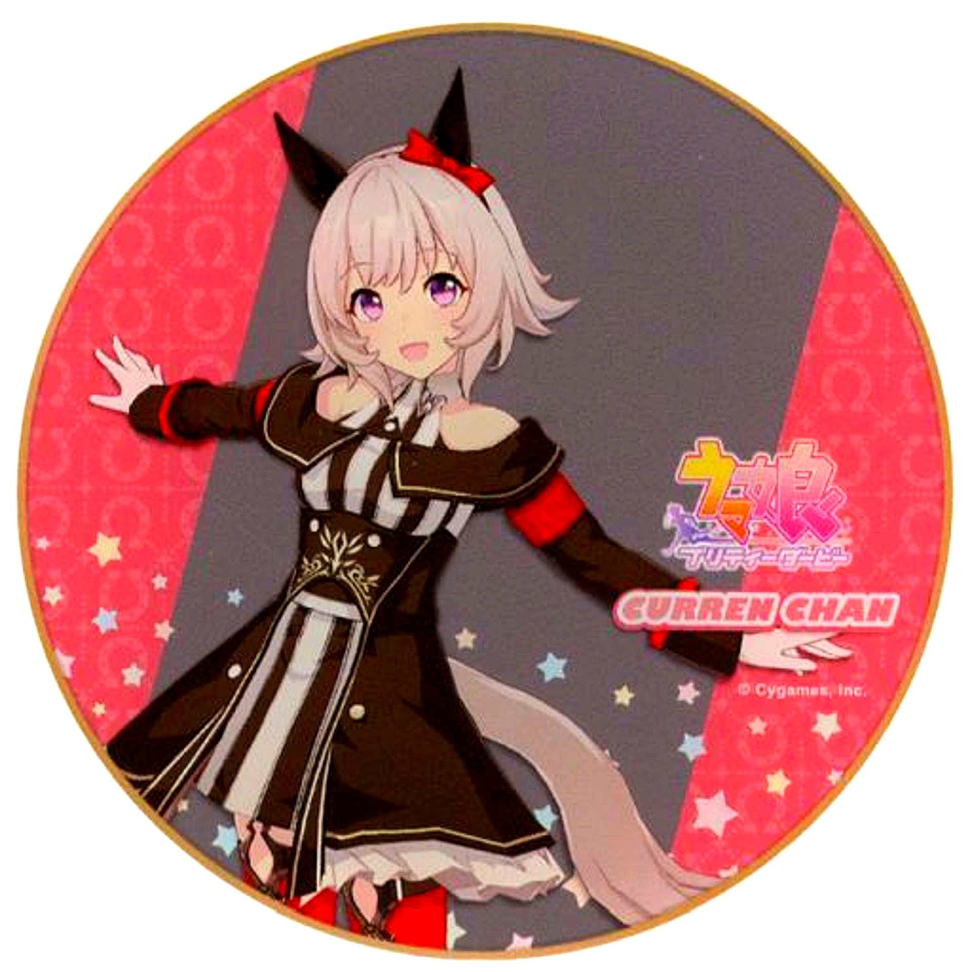 Curren Chan Acrylic Coaster Umamusume Pretty Derby x Gratte animatecafe Menu Order Paid Bonus Group A [USED]