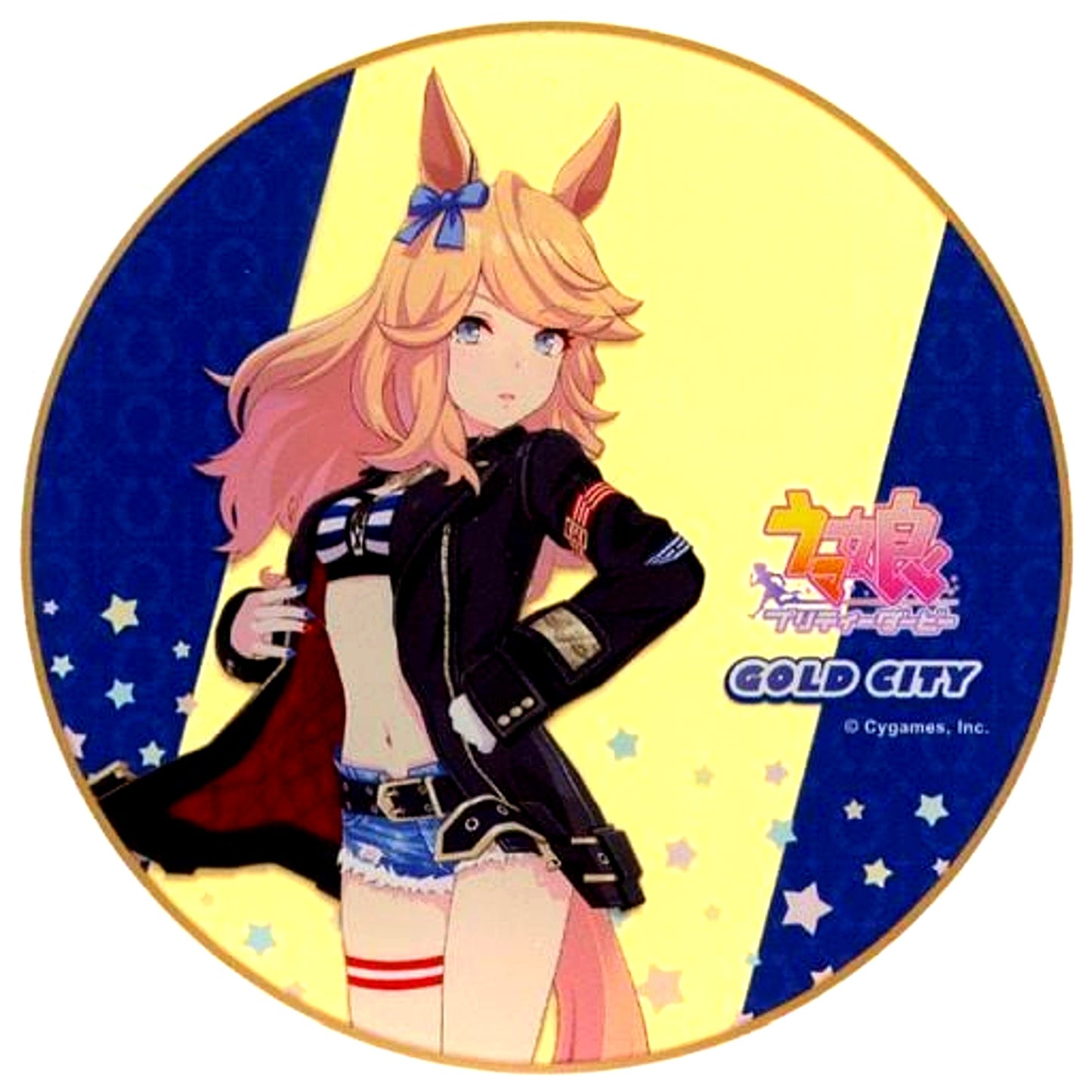 Gold City Acrylic Coaster Umamusume Pretty Derby x Gratte animatecafe Menu Order Paid Bonus Group A [USED]