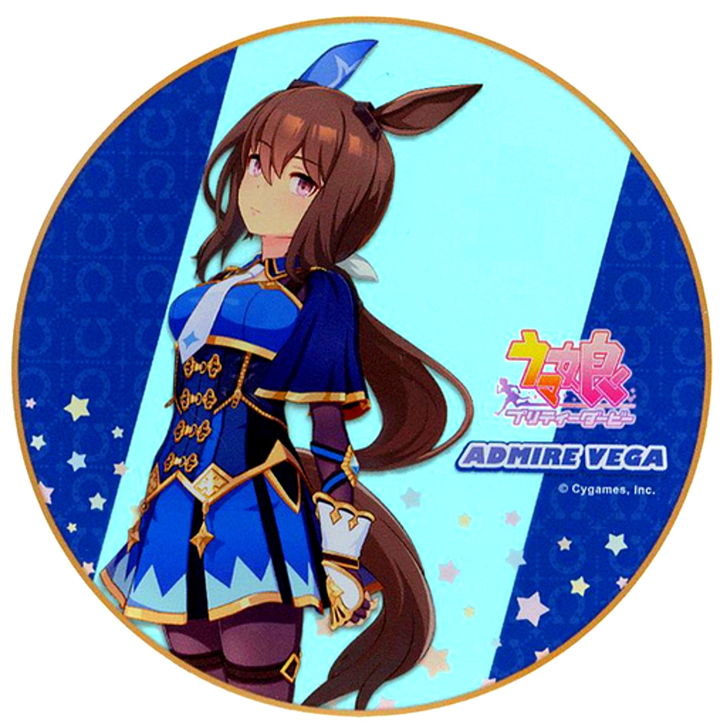 Admire Vega Acrylic Coaster Umamusume Pretty Derby x Gratte animatecafe Menu Order Paid Bonus Group B [USED]