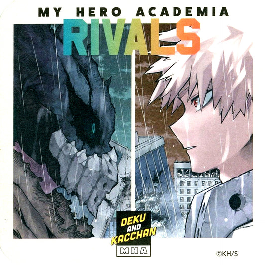 Izuku Midoriya Katsuki Bakugo Rain My Hero Academia Art Coaster R Rivals [USED]