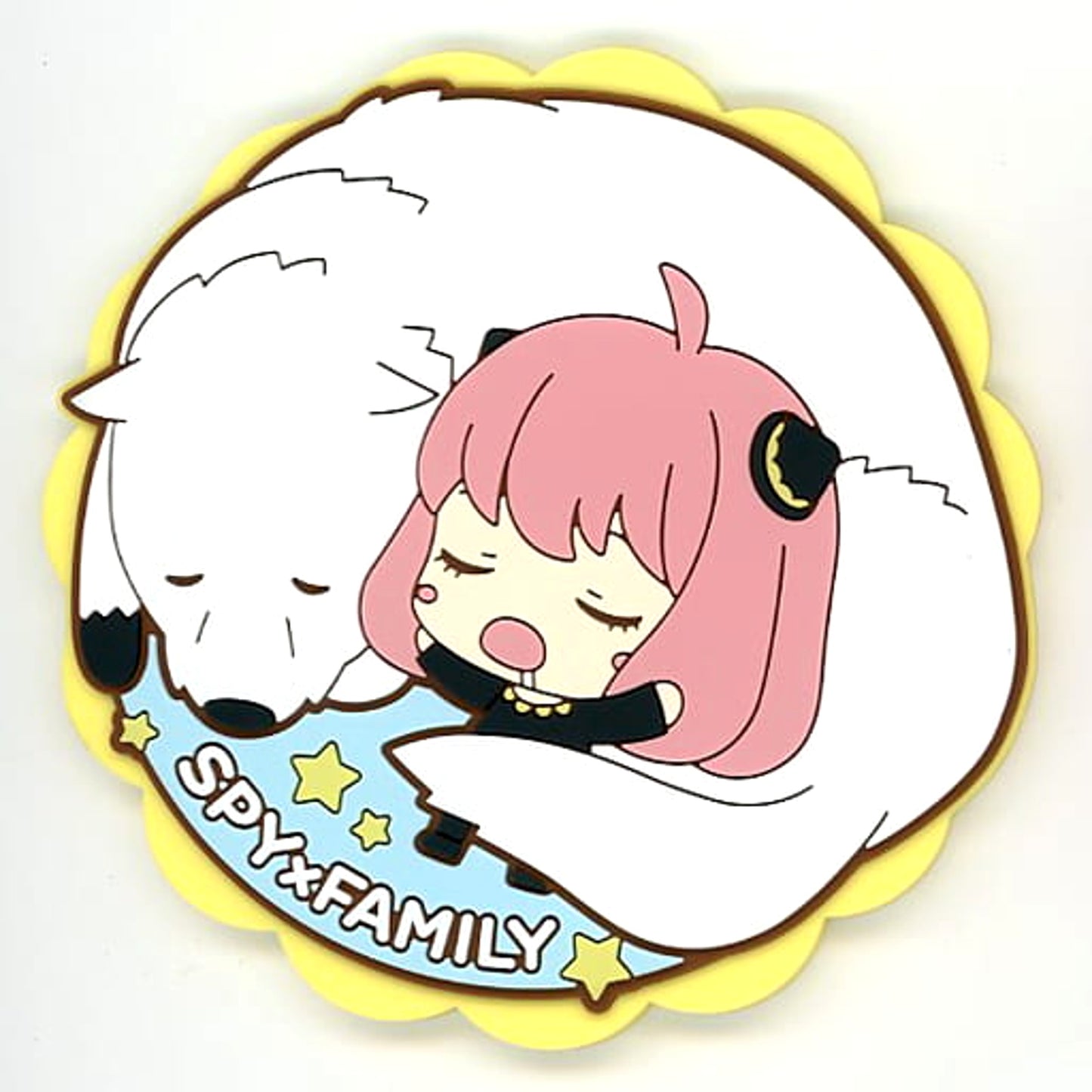 SPY x FAMILY Anya Bond Sleep Ichiban Kuji Extra Mission Rubber Coaster Collection Prize F [USED]