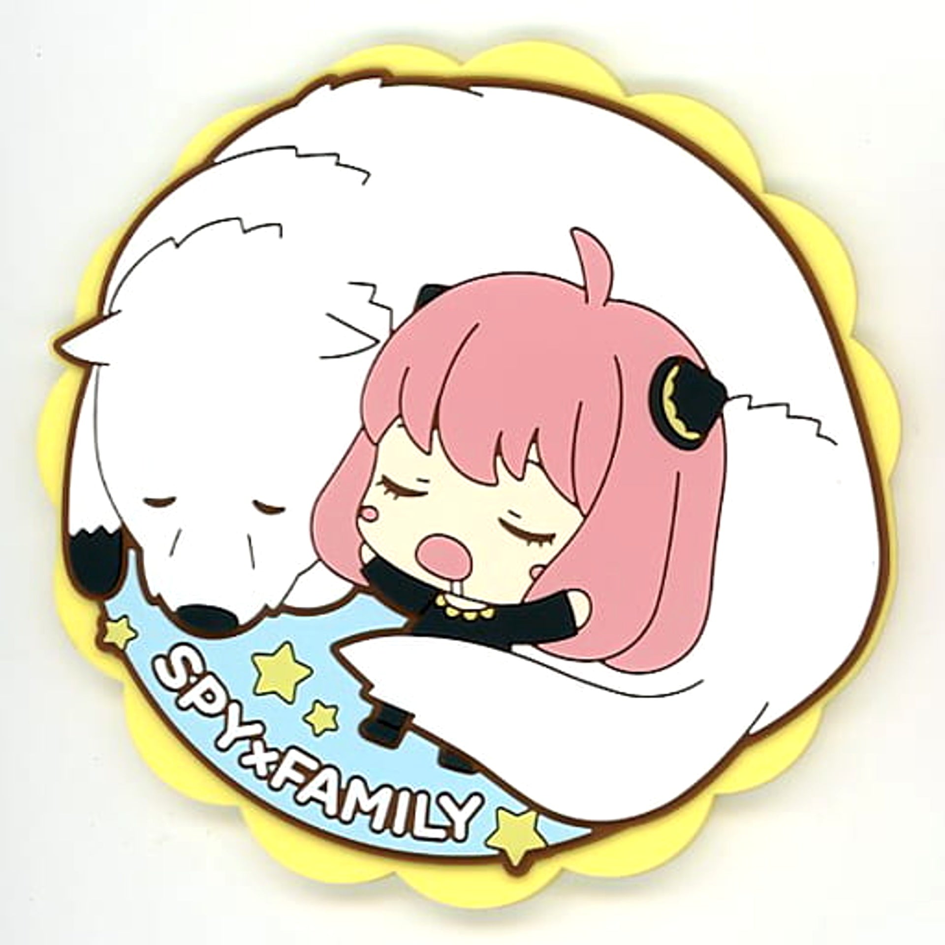 SPY x FAMILY Anya Bond Sleep Ichiban Kuji Extra Mission Rubber Coaster Collection Prize F [USED]
