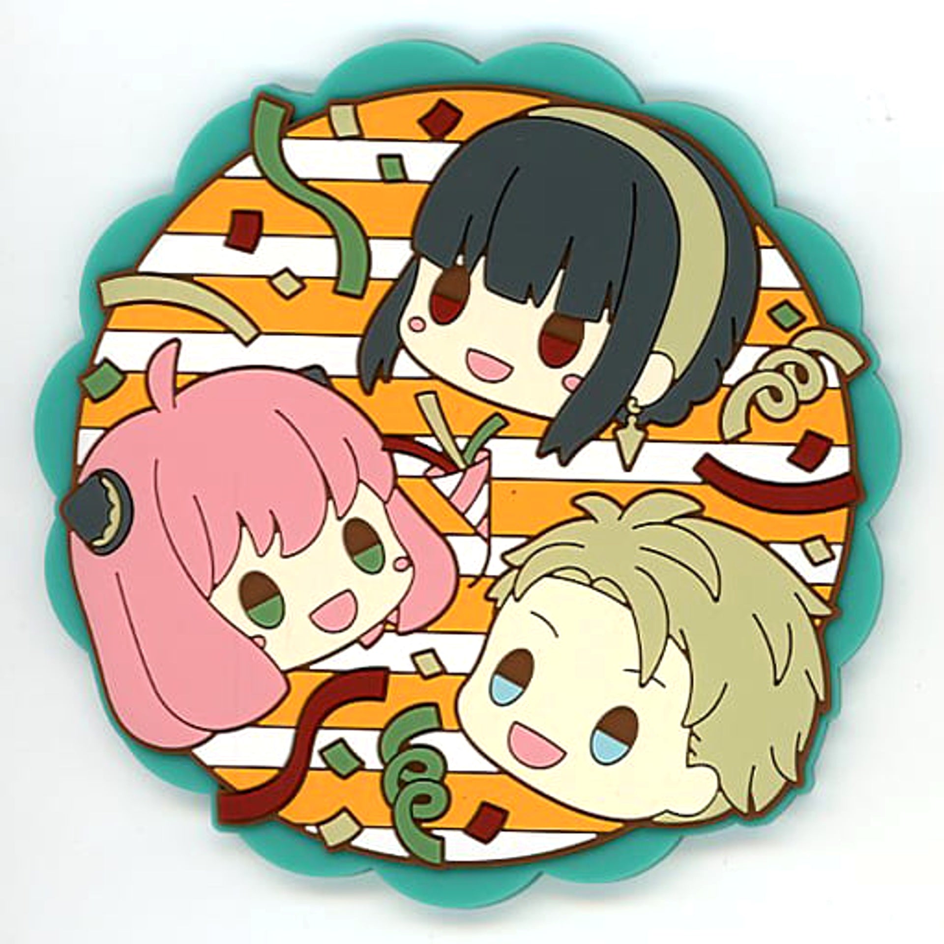 SPY x FAMILY Loid & Others Ichiban Kuji Extra Mission Rubber Coaster Collection Prize F [USED]