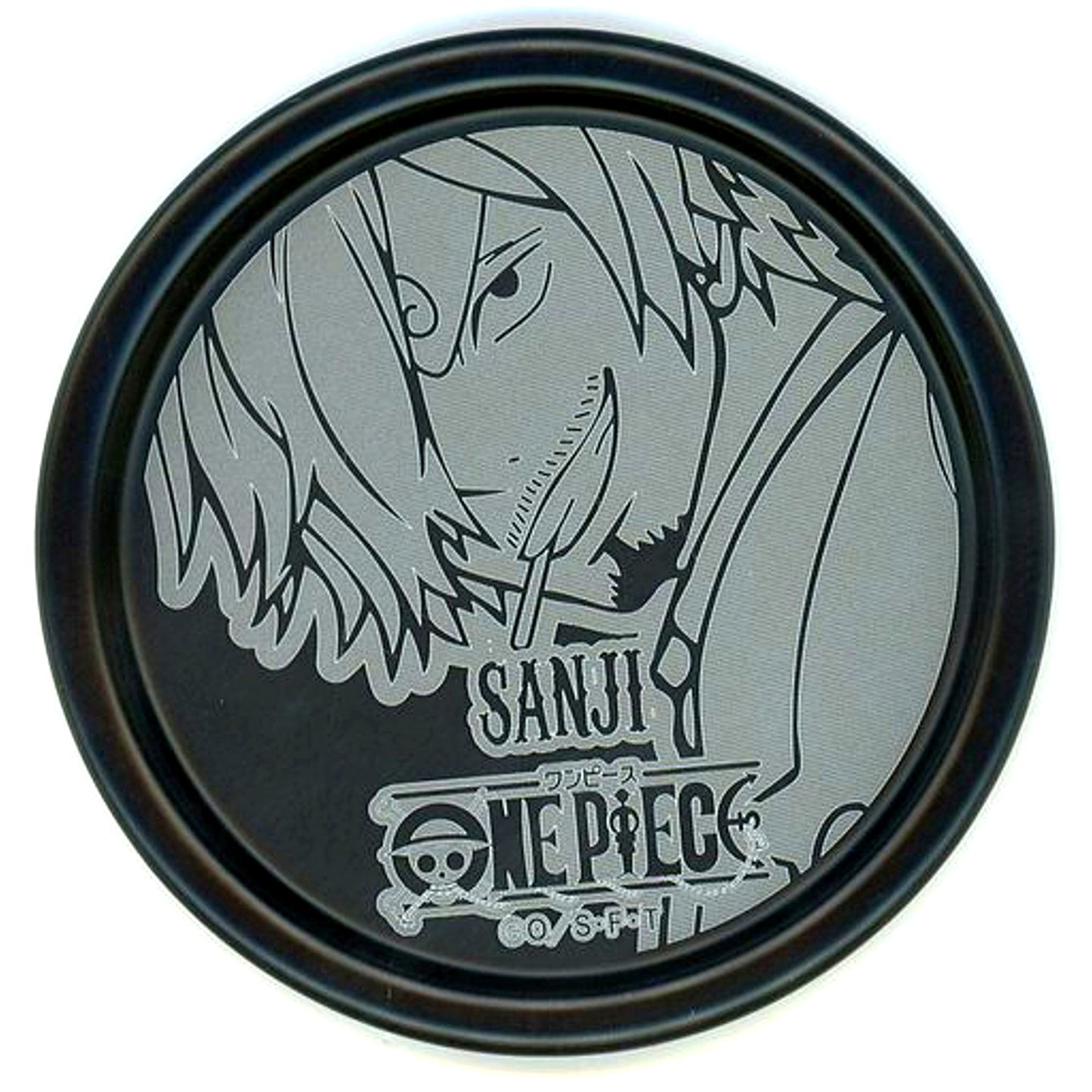 Sanji One Piece Premier Summer 2015 Aluminum Coaster Universal Studios Japan Sanji Pirates Restaurant Drink Bonus [USED]