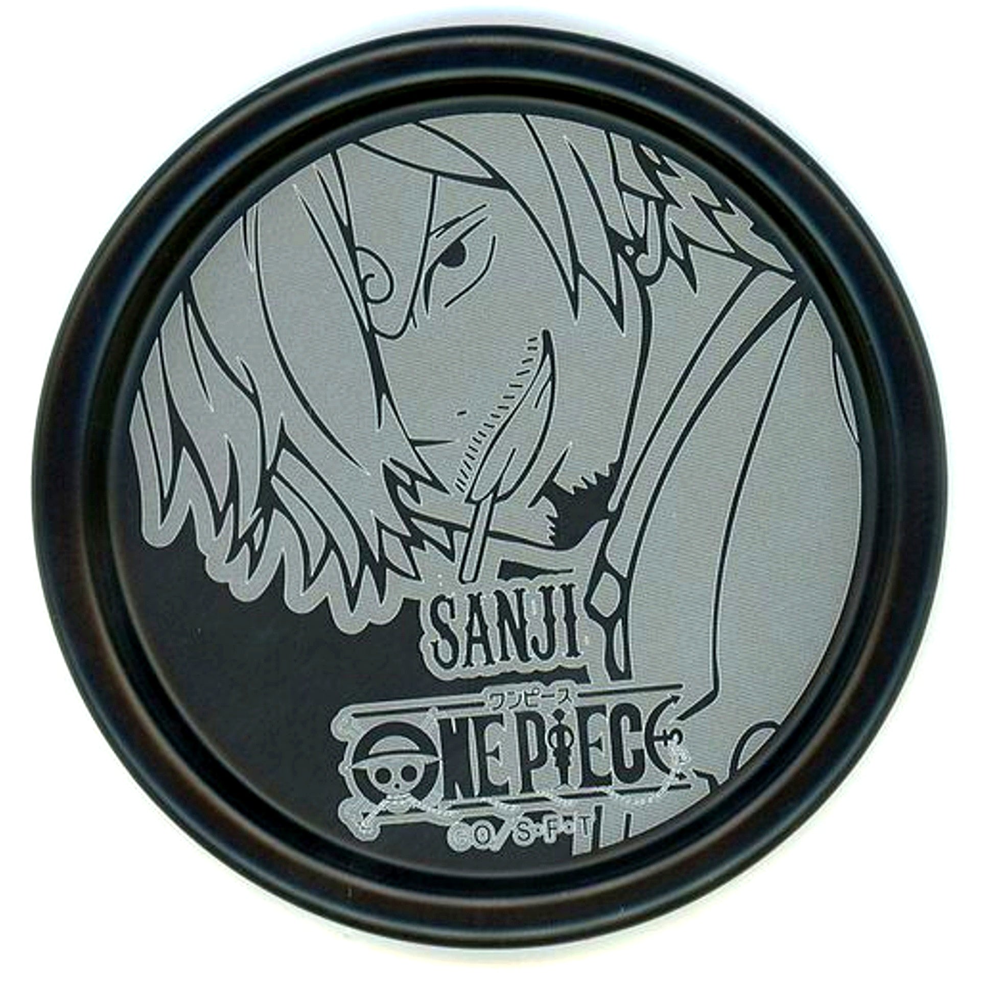 Sanji One Piece Premier Summer 2015 Aluminum Coaster Universal Studios Japan Sanji Pirates Restaurant Drink Bonus [USED]